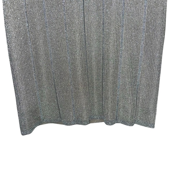 Ralph Lauren Black Label Bateau Mini length Metallic Shift PulloverDress Sz L - Picture 4 of 14